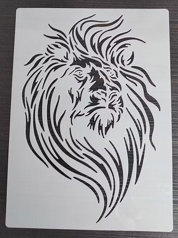 Artiste Graff Pochoir Lion